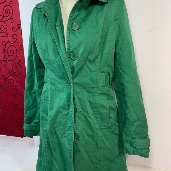 Jacob Green Trench Coat - Picture 2 of 7